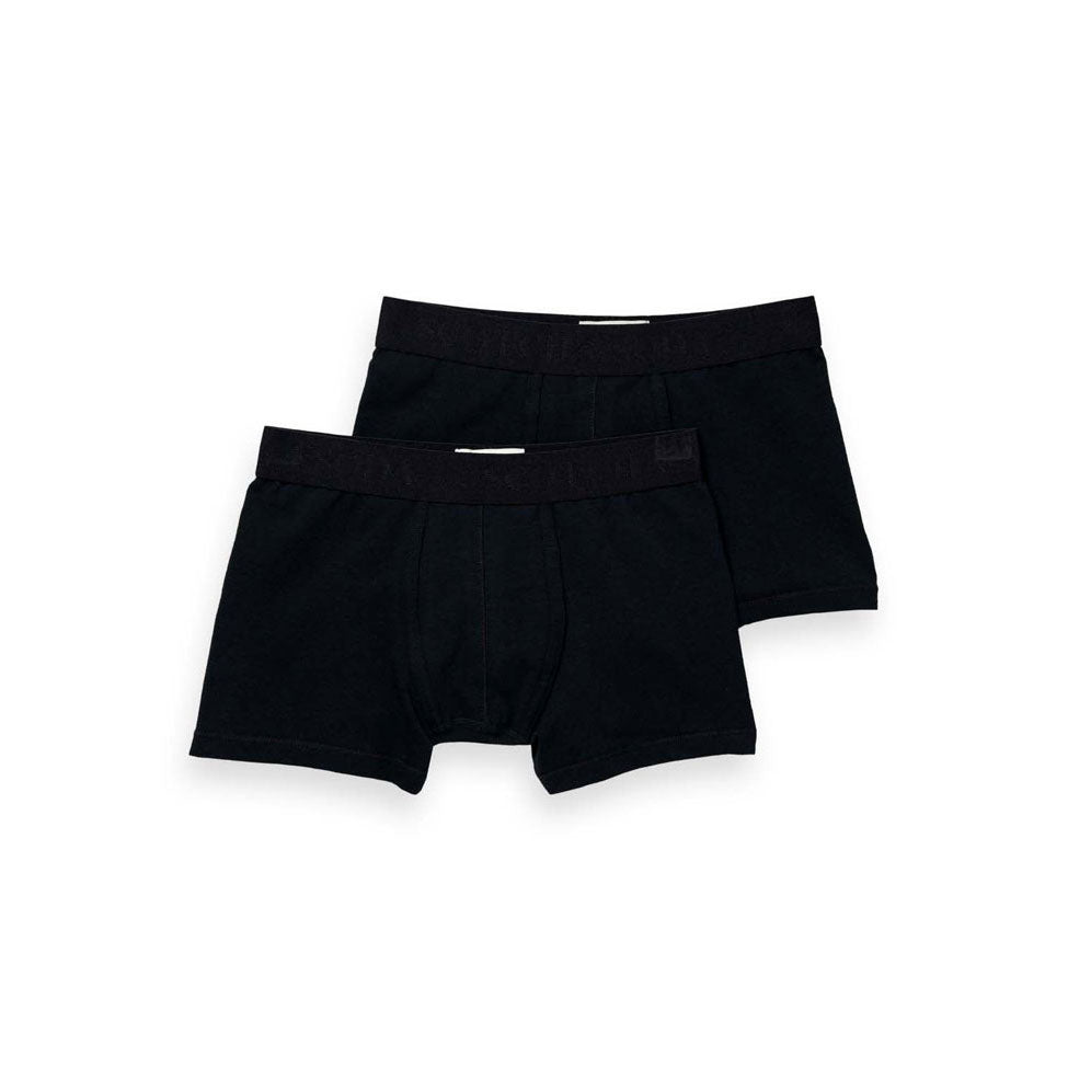 Scotch Shrunk Black Duo 2 Pack Boxers