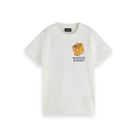 Scotch Shrunk Denim White Pancake T-Shirt