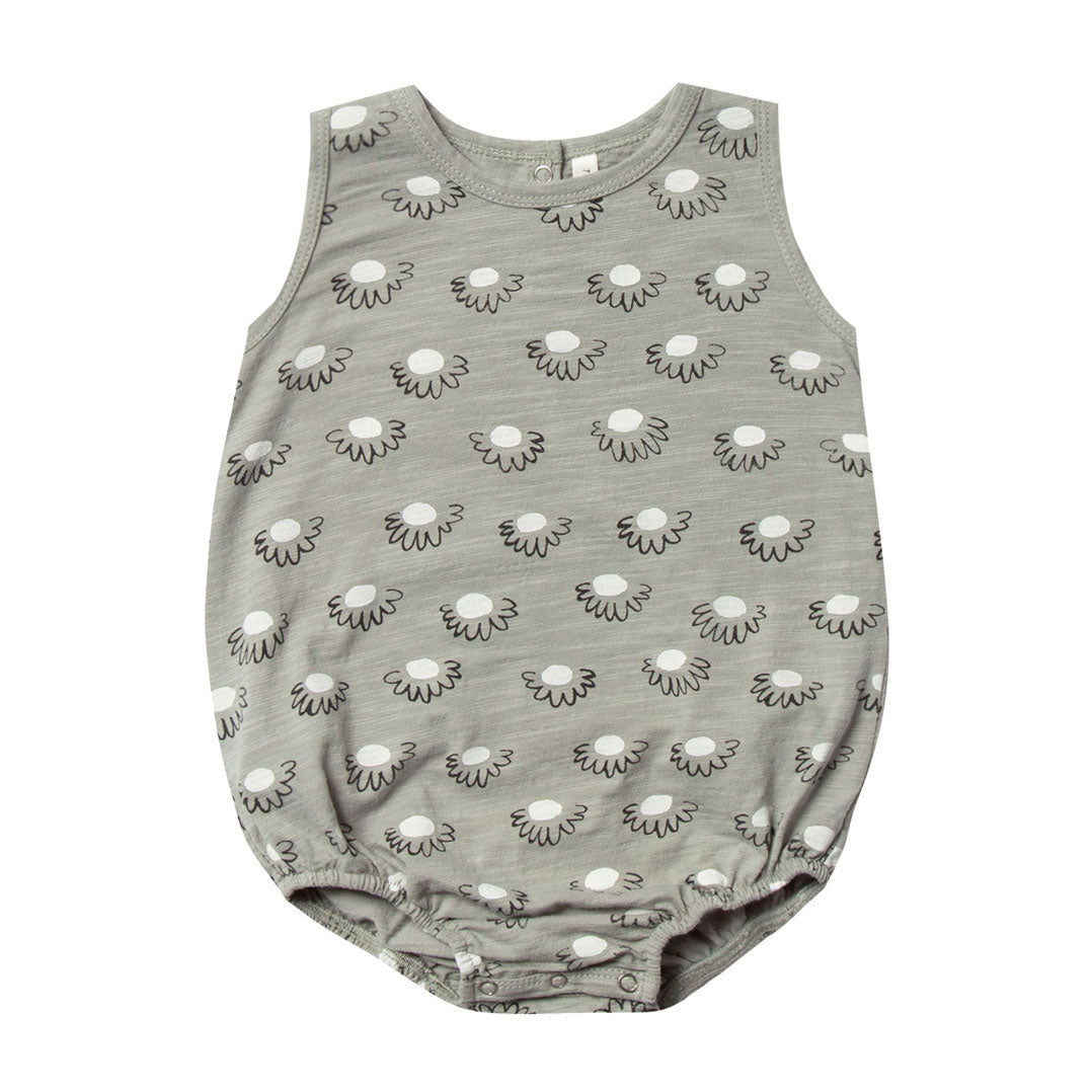 Rylee and Cru Seafoam Flower Power Bubble Onesie