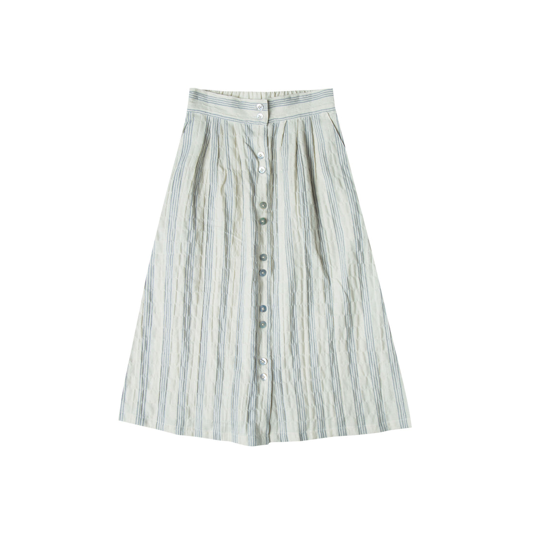 Rylee and Cru Ivory Stripe Maxi Skirt