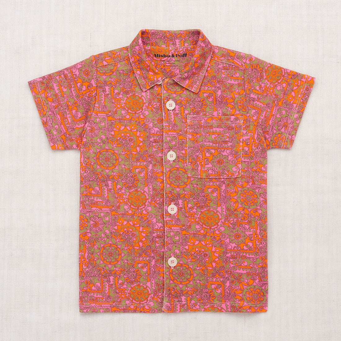 Misha and Puff Bloom Medallion Button Down Top