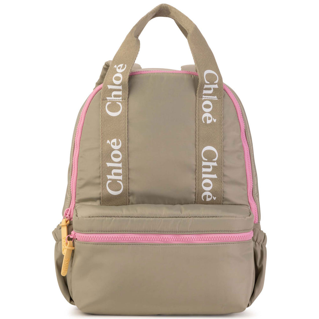 Chloe Green  Nylon Logo Backpack