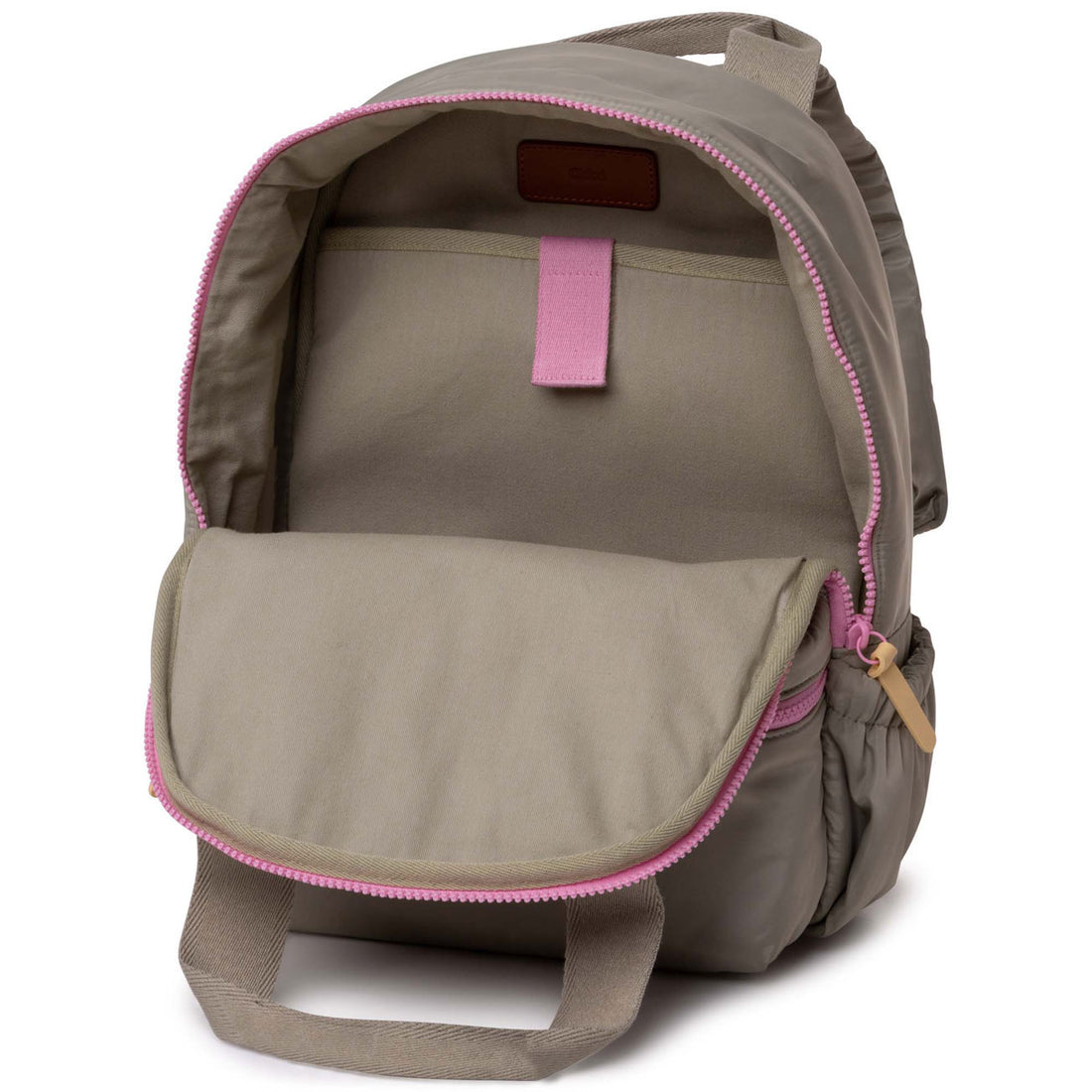 Chloe Green  Nylon Logo Backpack
