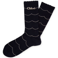 Chloe Navy Chloe Socks