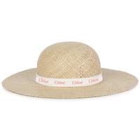 Chloe Off White  Pink Hat