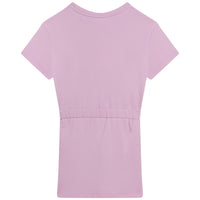 Chloe Mauve Fleece Waisted Dress