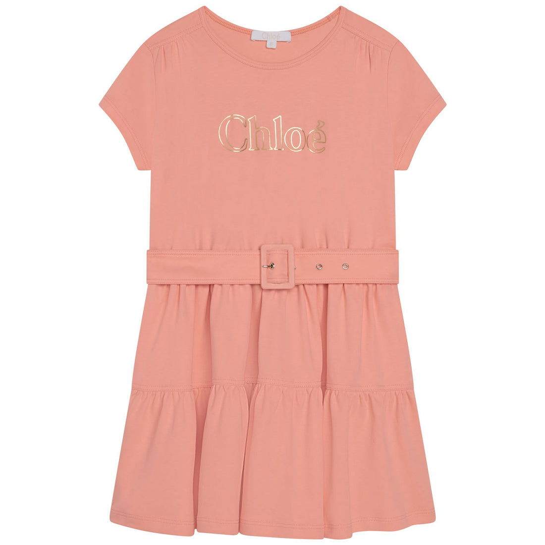 Chloe Papaya Babydoll Dress