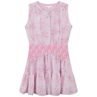 Chloe Hearty Floral Print Pleated Dress