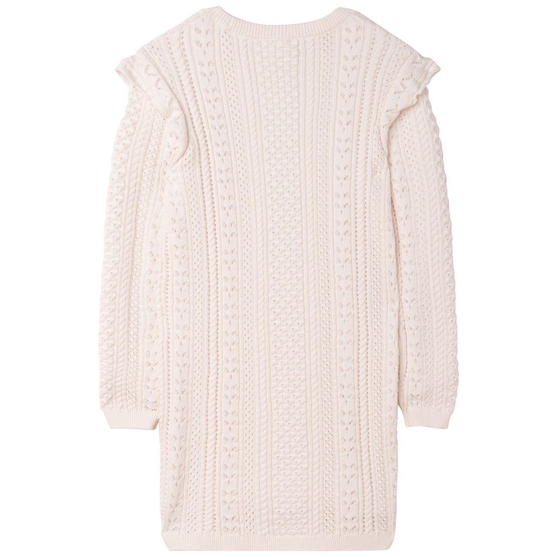 Chloe Ivory Knitted Mini Me Dress