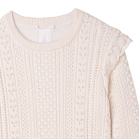 Chloe Ivory Knitted Mini Me Dress