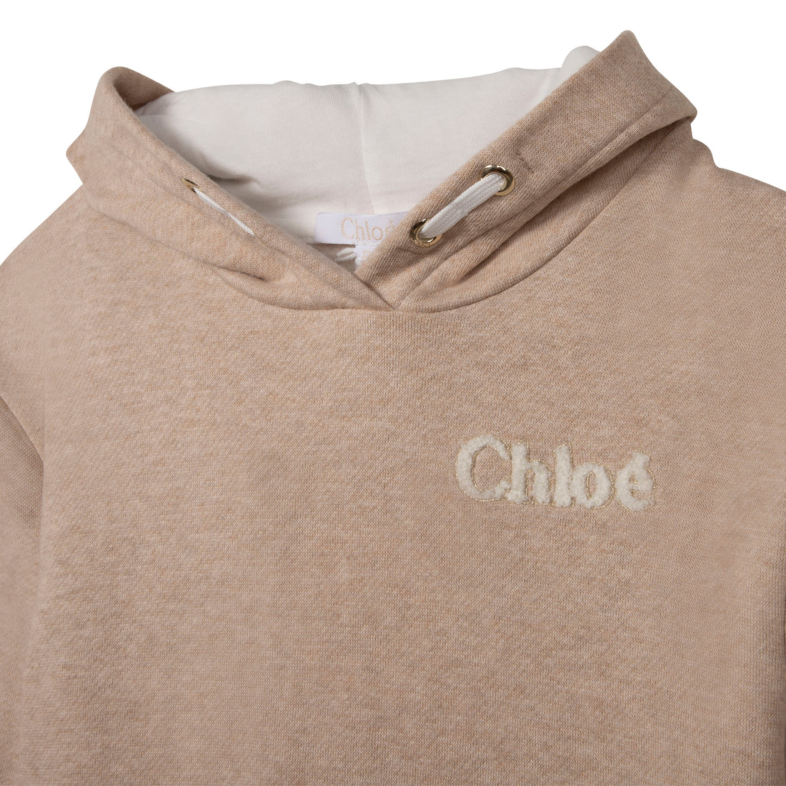 Chloe Beige Hooded Dress