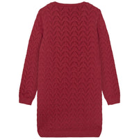 Chloe Pink Scallop Stitch Knit Dress