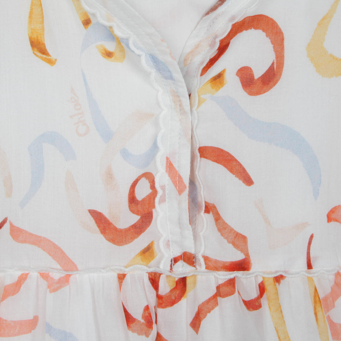 Chloe Multicoloured Short Sleeved Dress