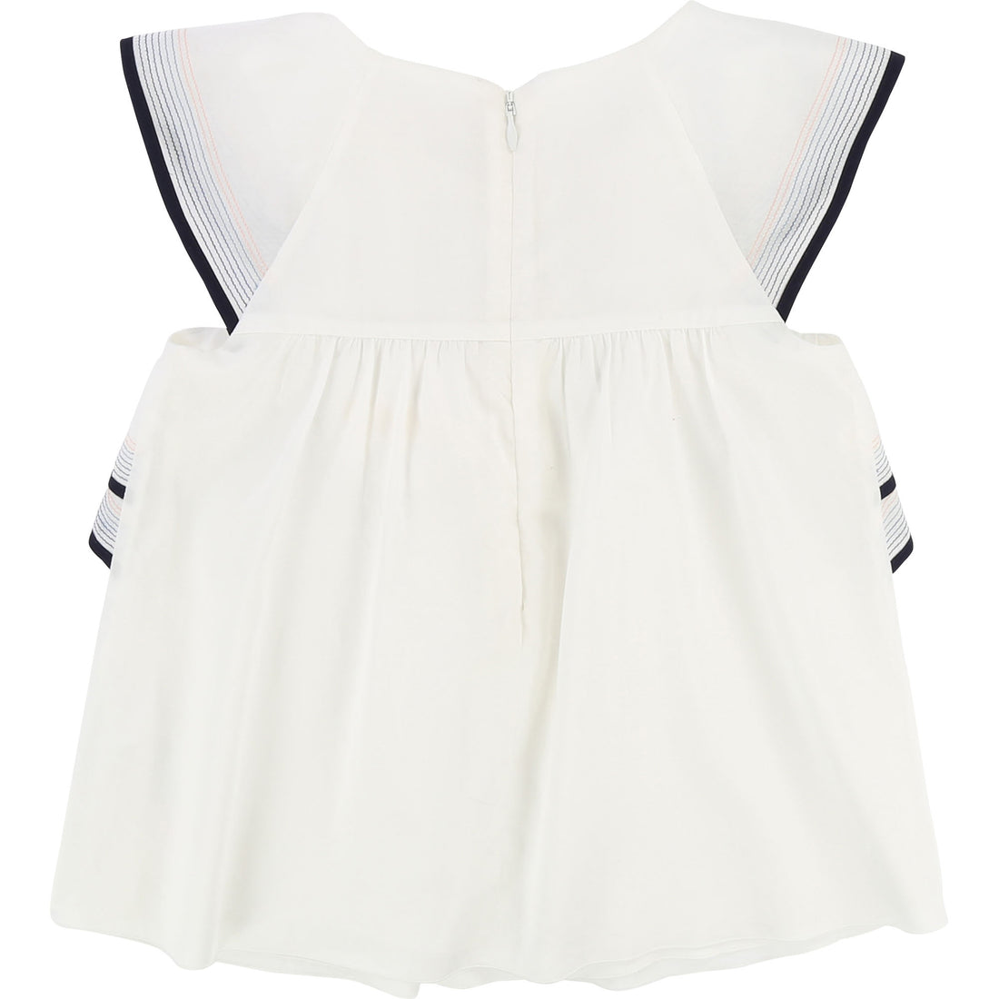 Chloe Off White Chloe Ruffle Blouse