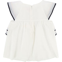Chloe Off White Chloe Ruffle Blouse