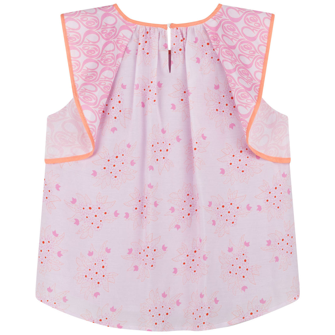 Chloe Hearty Floral Ruffle Blouse