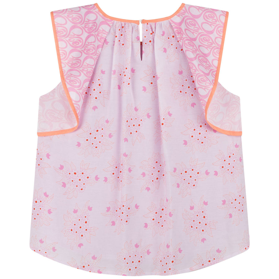 Chloe Hearty Floral Ruffle Blouse