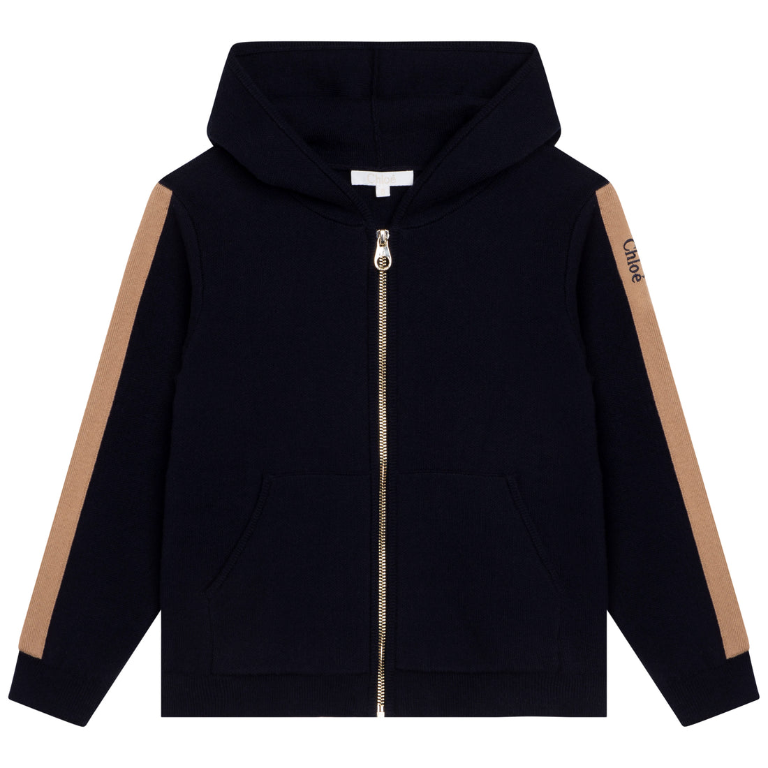 Chloe Navy Zip Up Hoodie