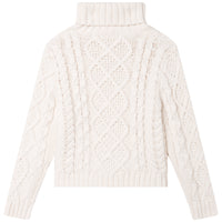 Chloe Ivory Knitted Turtleneck Sweater
