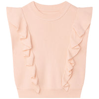 Chloe Pink Knitted Flounce Vest