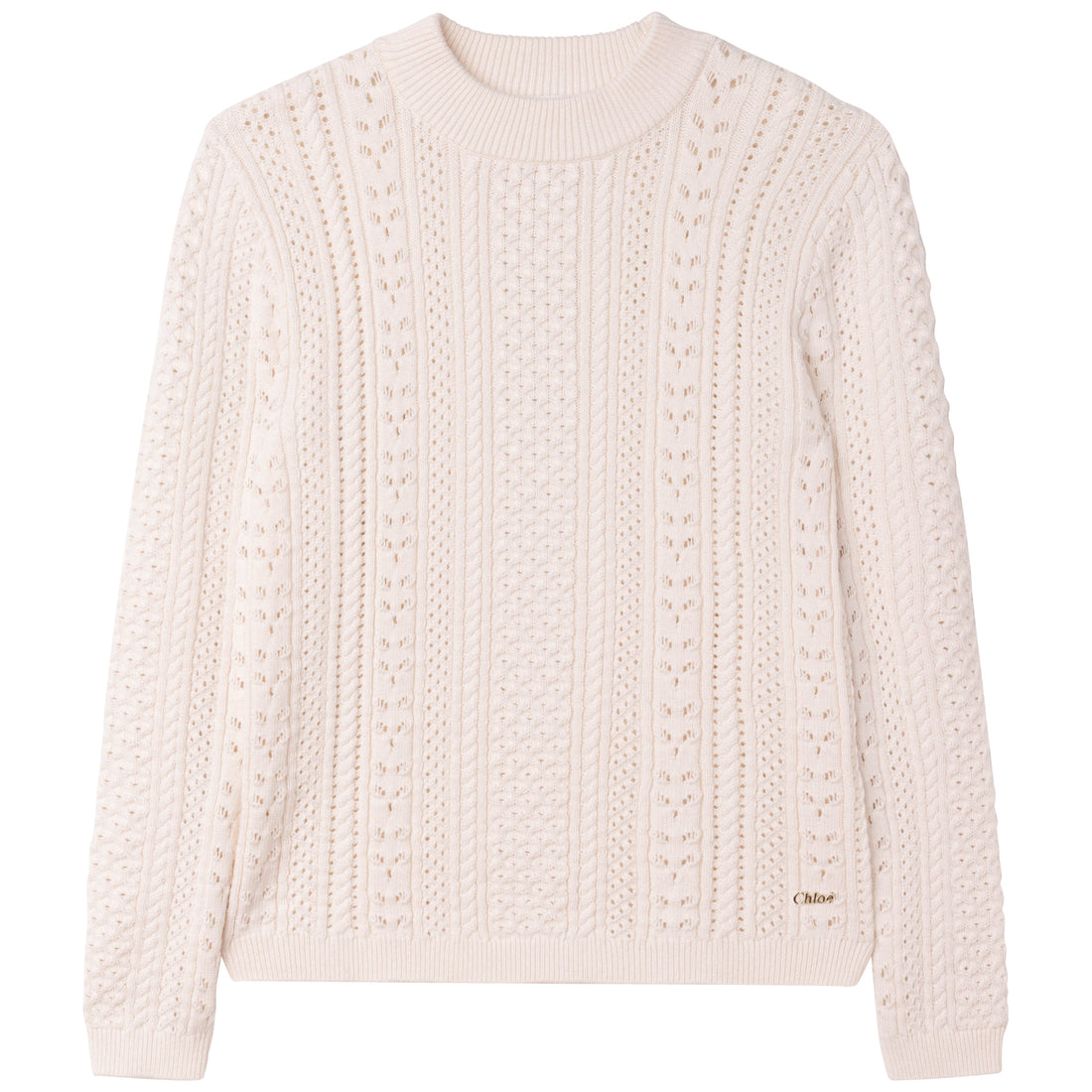 Chloe Ivory Knitted Mini Me Sweater