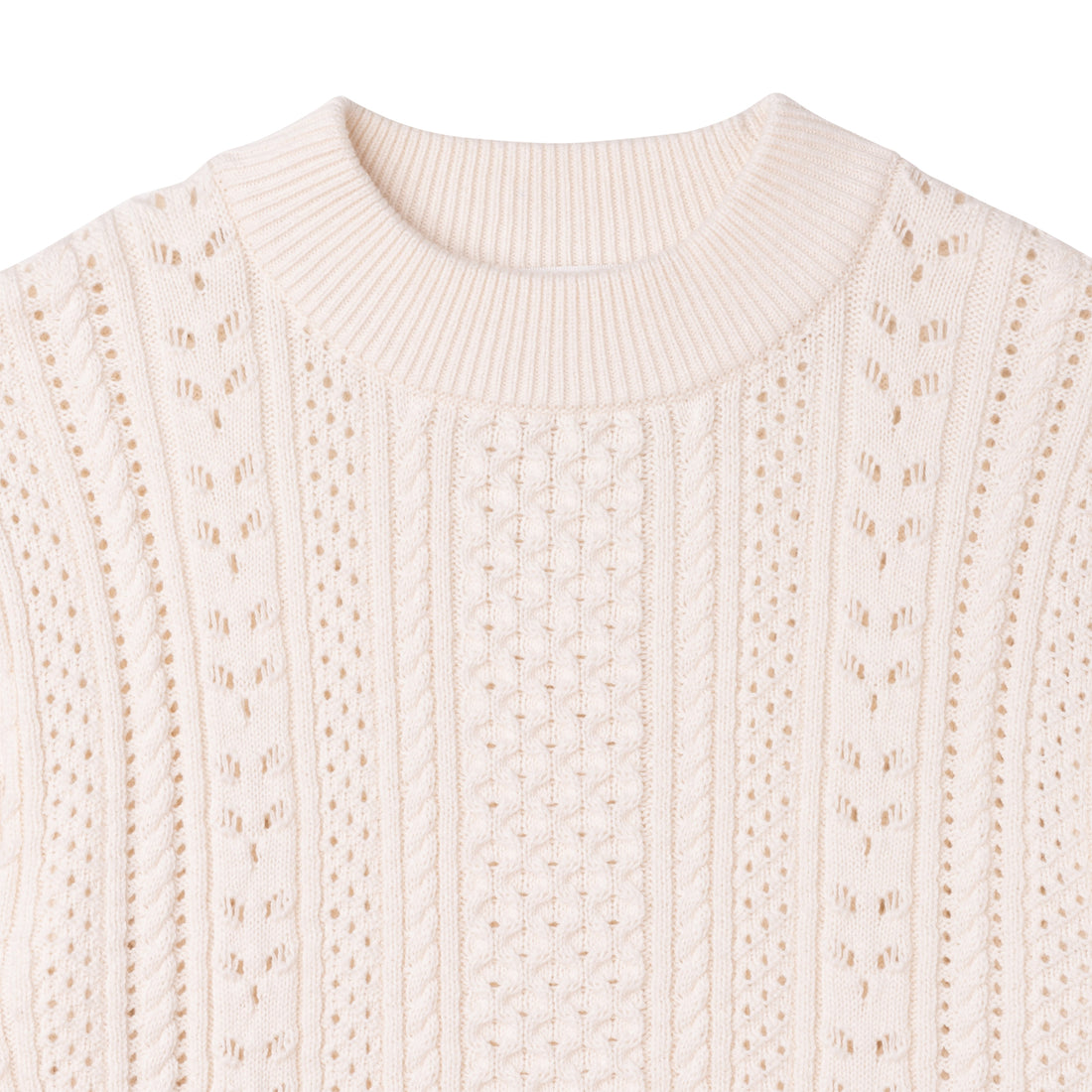 Chloe Ivory Knitted Mini Me Sweater