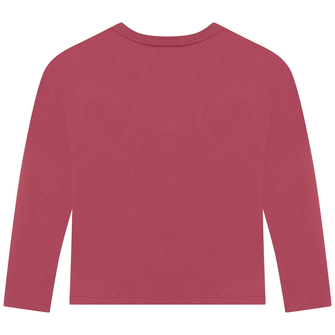 Chloe Pink Embroidered Long Sleeve Tee