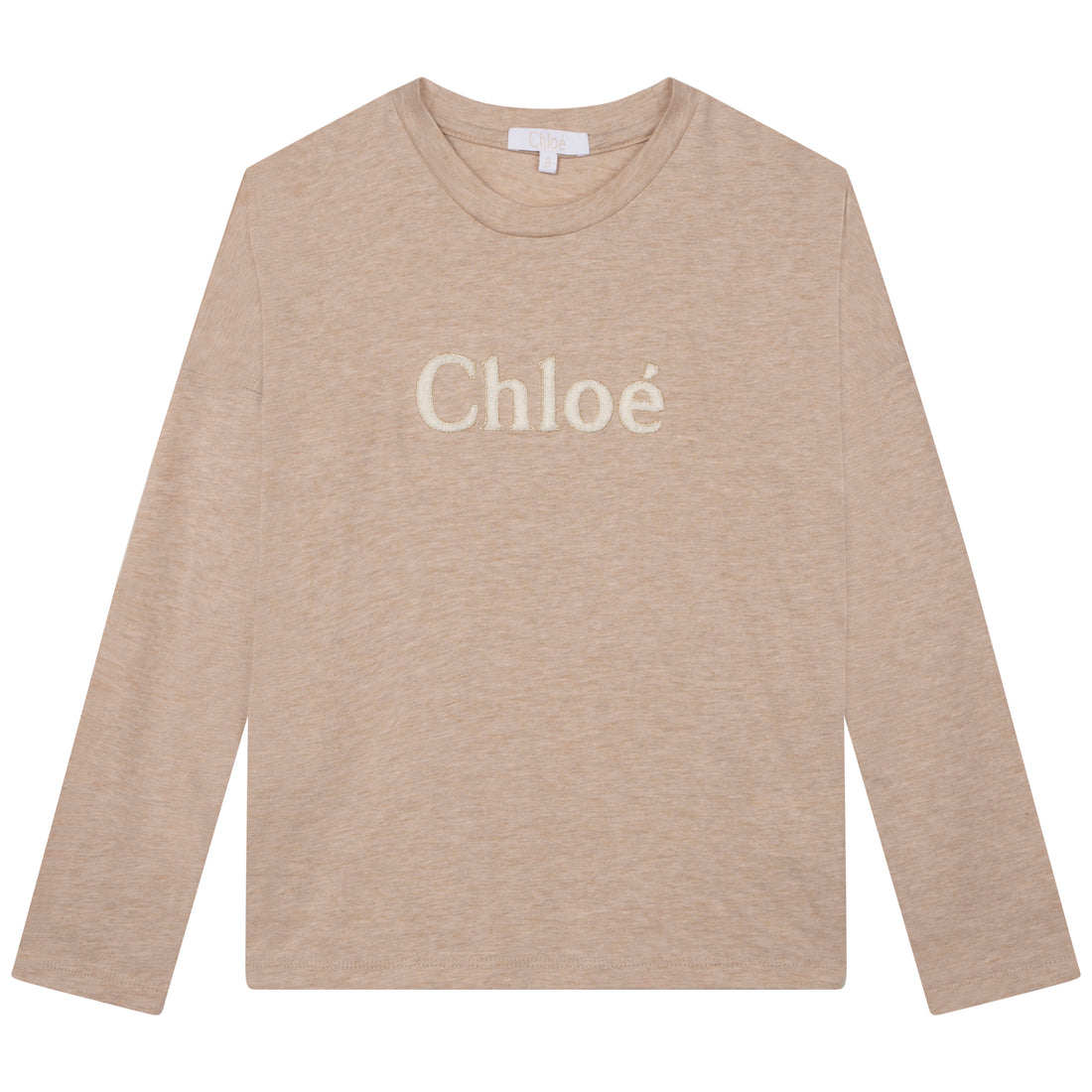 Chloe Beige Marl Long Sleeve Tee