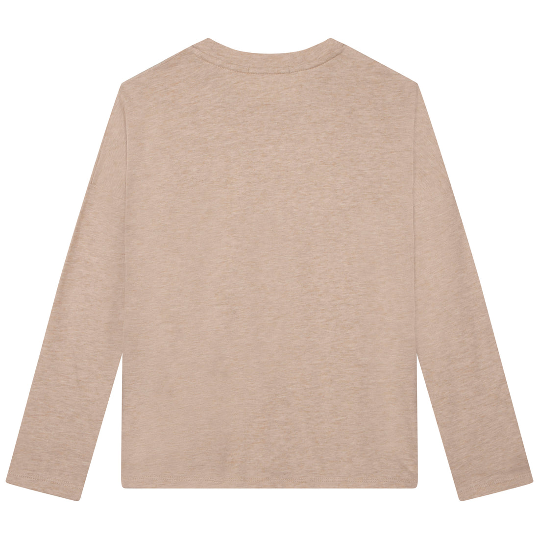 Chloe Beige Marl Long Sleeve Tee