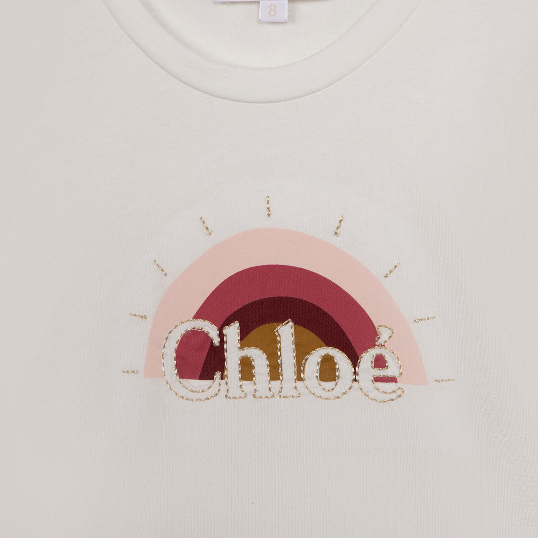 Chloe Off White Long Sleeve Tee