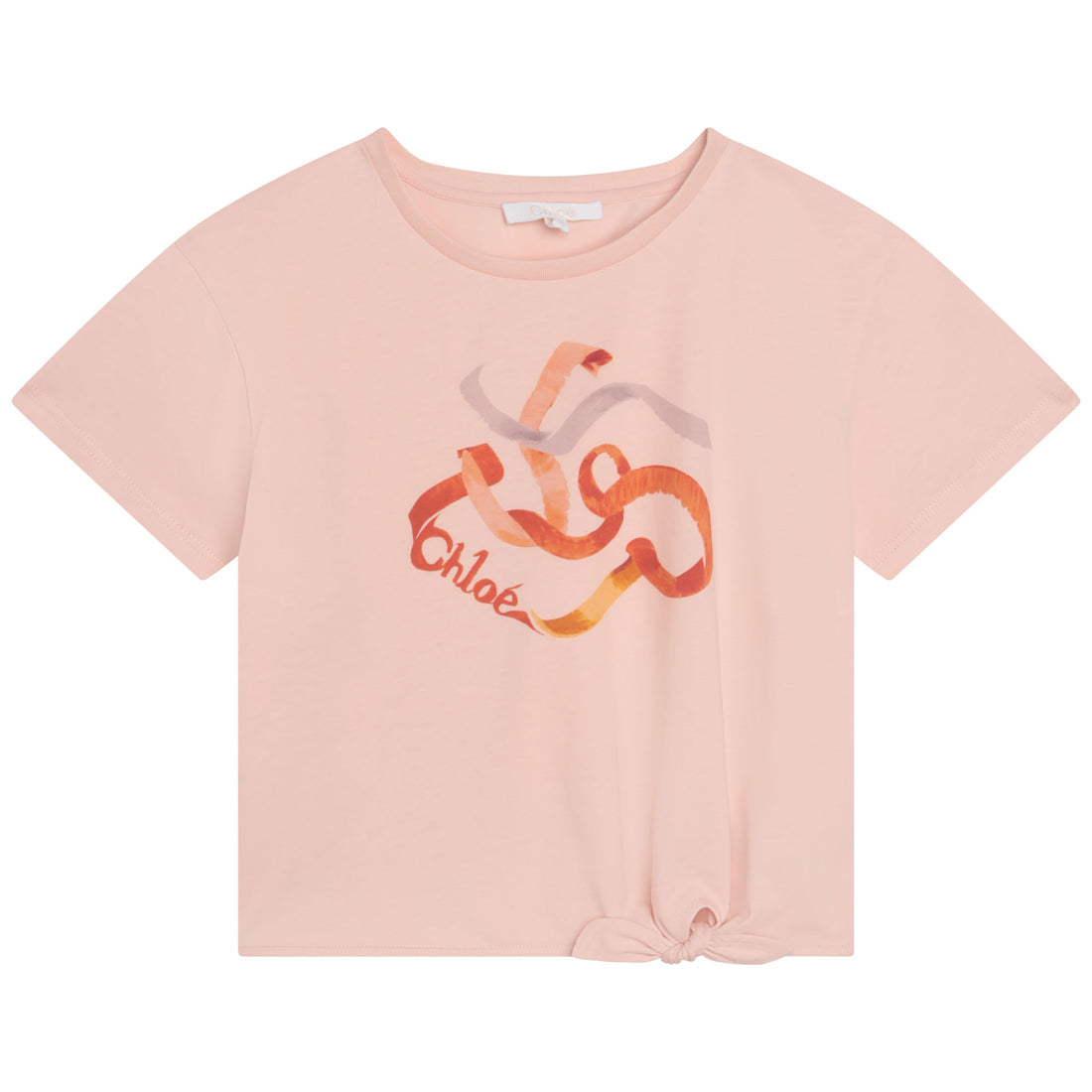 Chloe Pink Short Sleeves Graphic Tee-Shirt