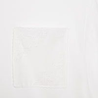 Chloe Offwhite Short Sleeves Pocket Tee-Shirt