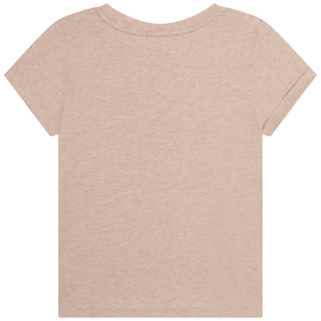 Chloe Beige Marl Short Sleeves Tee-Shirt