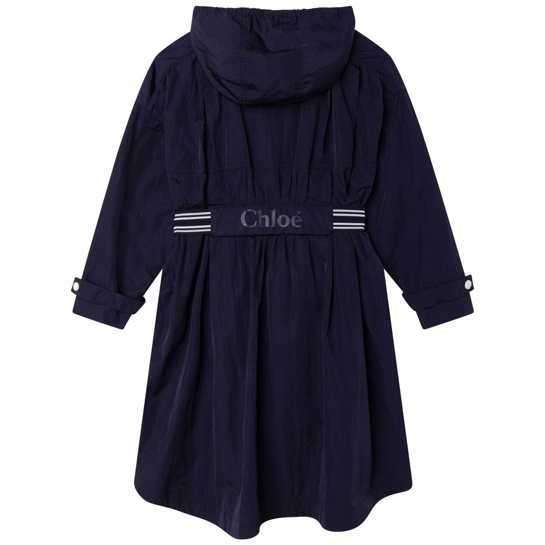 Chloe Navy Hooded Winbreaker