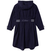 Chloe Navy Hooded Winbreaker