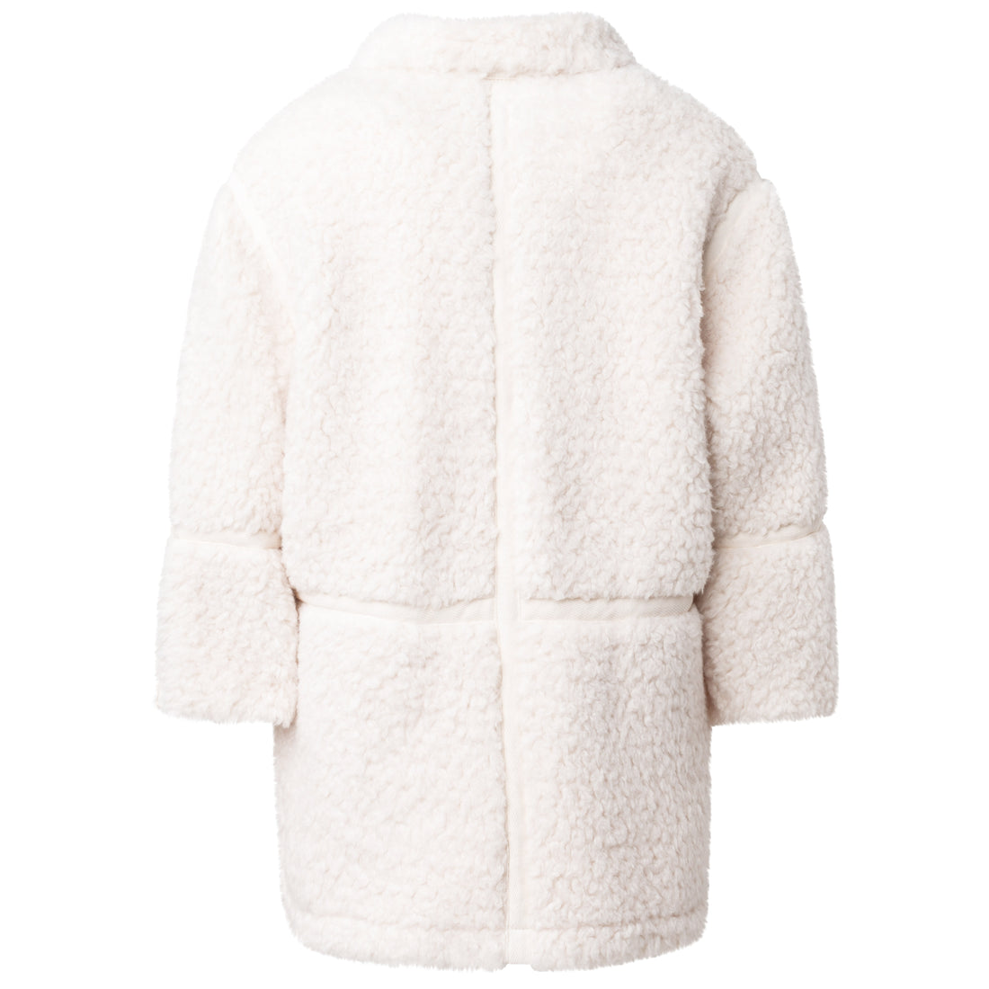 Chloe Ivory Faux Sherling Coat