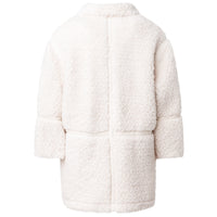 Chloe Ivory Faux Sherling Coat