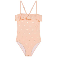 Chloe Hearty Gold Print Swimsuit