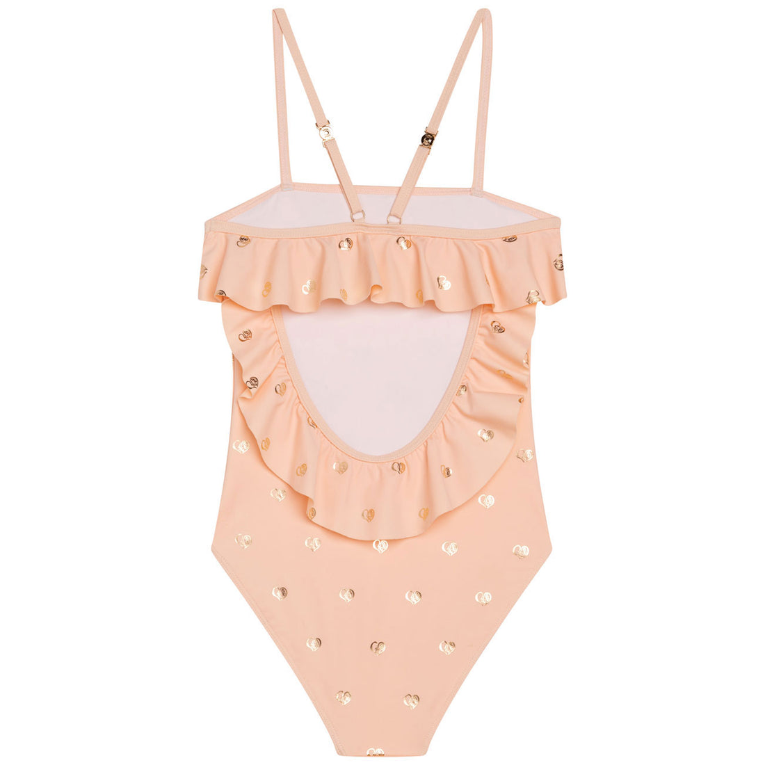 Chloe Hearty Gold Print Swimsuit
