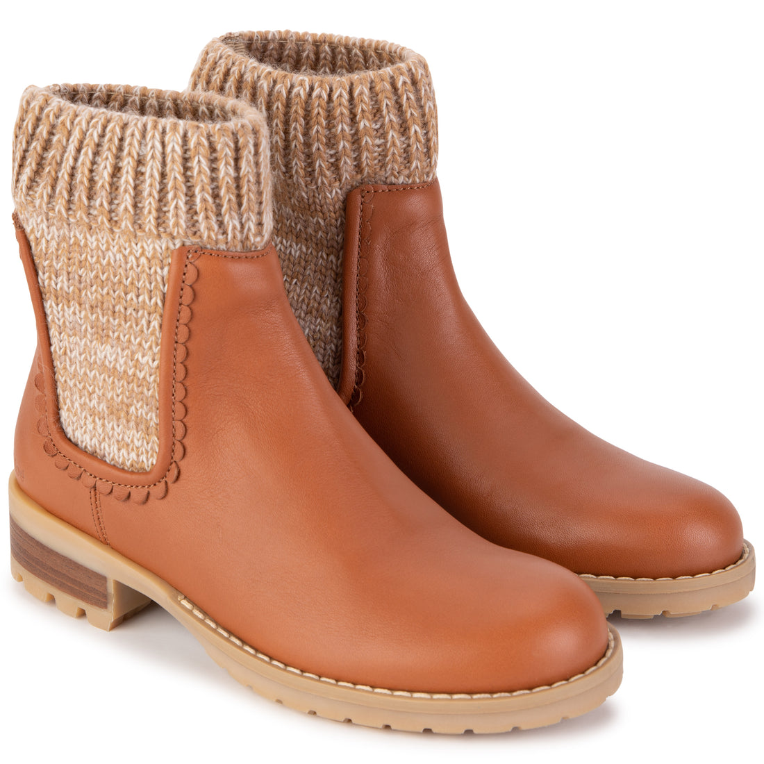 Chloe Ginger Mini Me Ankle Boots