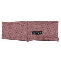 Knot Hairbands Pointelle Headwrap // Plum