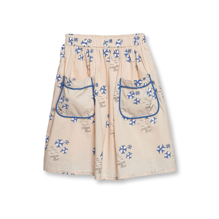 Wander and Wonder Sand Beach Gathered Skirt