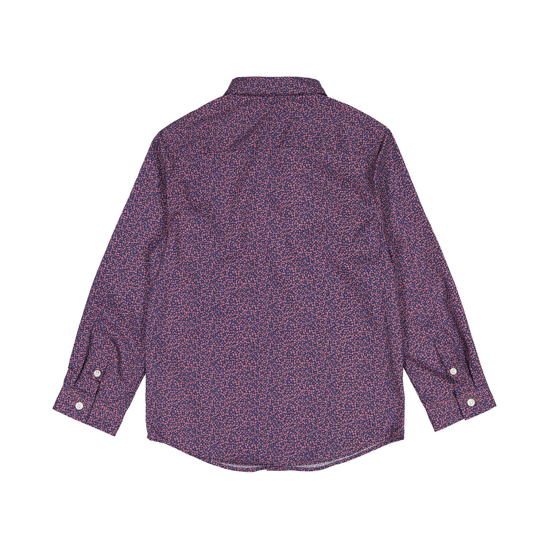Boys and Arrows Purple Floral Long Sleeve Collar