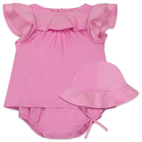 Chloe Cyclamen Percale Baby Dress