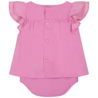Chloe Cyclamen Percale Baby Dress
