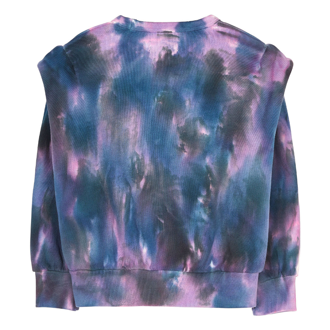 Finger in the Nose Carly Dark Purple Tie And Dye Rounded Effect Sweater
