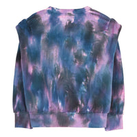 Finger in the Nose Carly Dark Purple Tie And Dye Rounded Effect Sweater