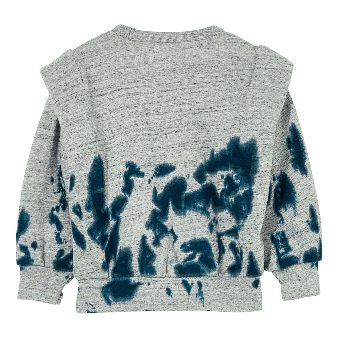 Finger in the Nose Heather Grey Tie Dye Crew Neck Sweater