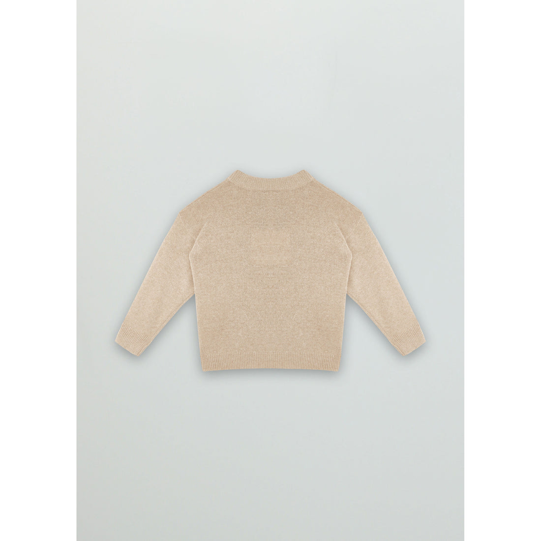 The New Society Sand Cash Logo Sweater
