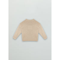 The New Society Sand Cash Logo Sweater